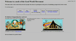 Desktop Screenshot of goodworld.lightnet.co.uk
